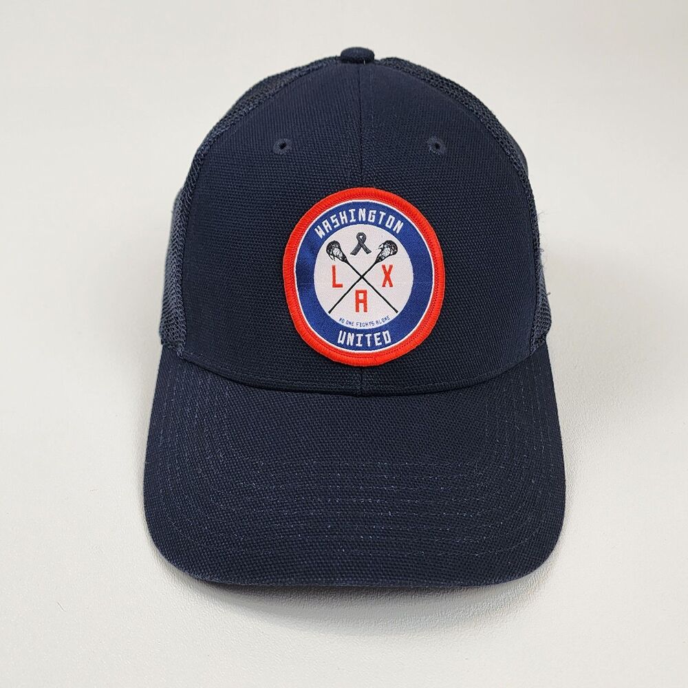 Washington United LAX Lacrosse Trucker Hat Navy CornerStone Snapback OSFA